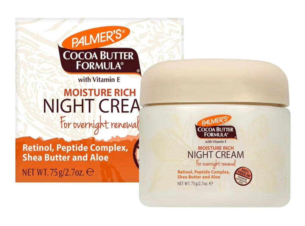 Palmers Cocoa Butter Night Cream 2.7 oz Retinol New Open Box Sealed